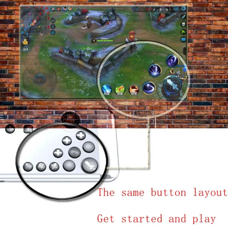 Игровой контроллер с Bluetooth беспроводной игровой геймпад поддержка iOS Android OS Windows PC