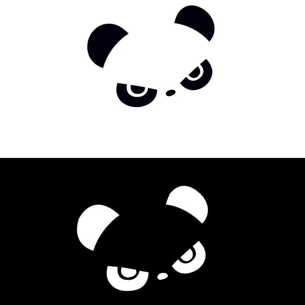 

Car Rearview Mirror Stickers Car Decorative Paste Funny Cool Cute Funny Fashion Panda Car Stickers Decals For Car