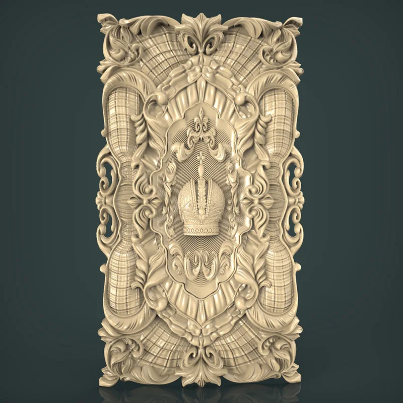 crown 3D model for cnc carved figure sculpture machine in STL file furniture decoration Decor | Инструменты