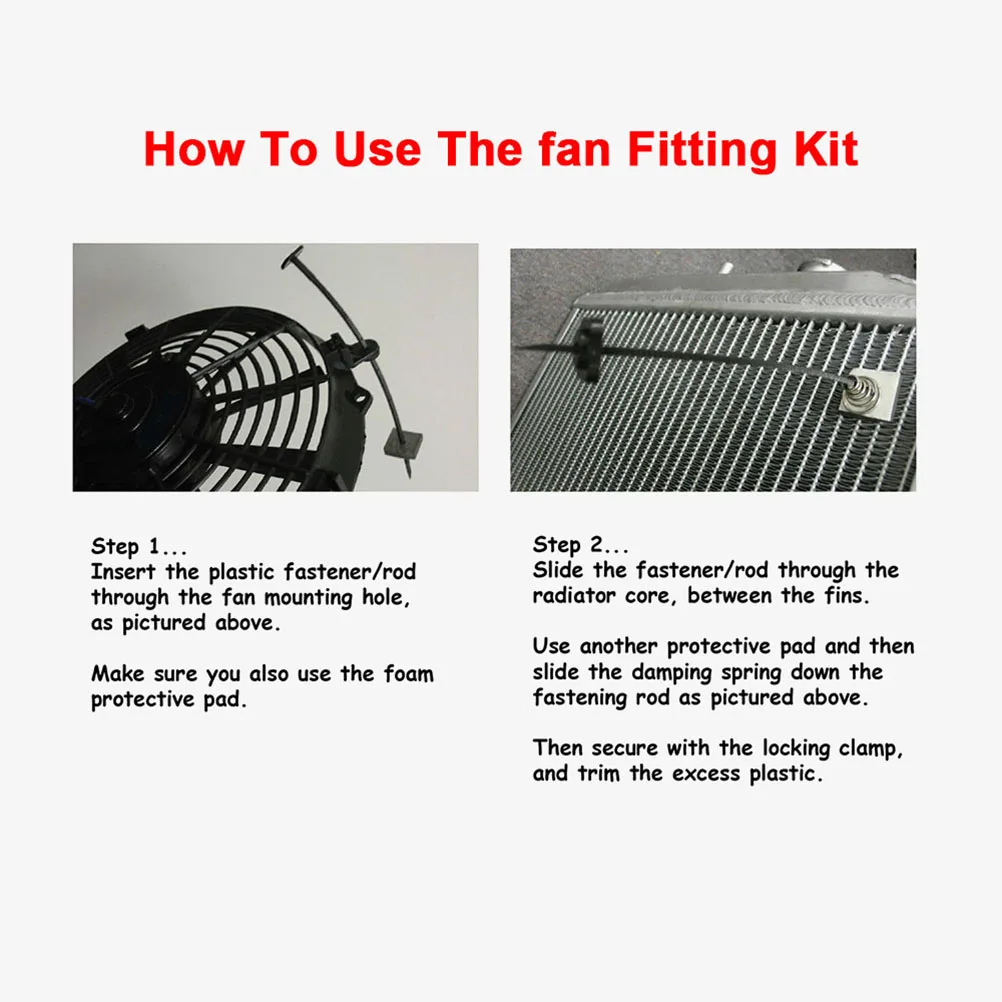 Комплект кронштейнов для вентилятора автомобиля монтажный комплект