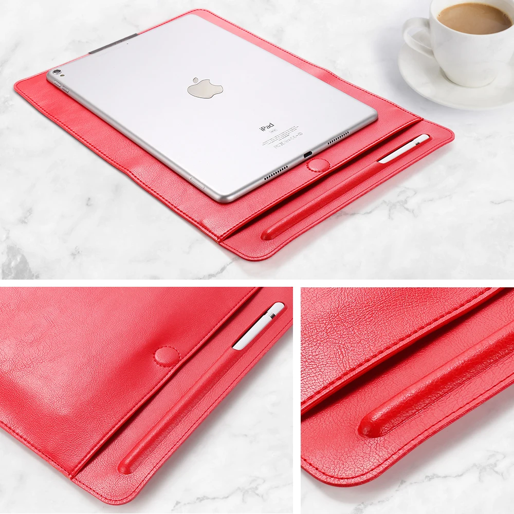 Полиуретановый чехол для ipad Pro 10,5, Сумка с карандашом, Чехол для ipad 9,7 Air 3 2 1 Pro 11, подставка для ipad 10,2