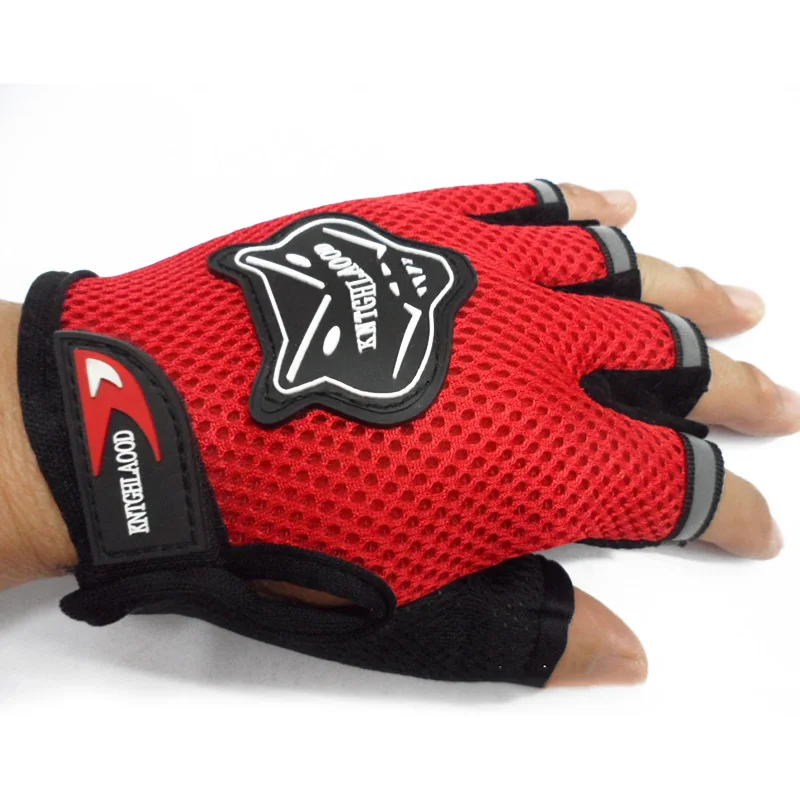 

Children Kids Bike Gloves Half Finger Breathable Anti-slip For Sports Riding Cycling TD326