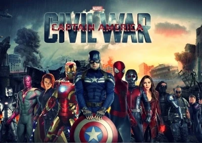 Картина на холсте Marvel герои Капитана Америка настенные плакаты и принты в