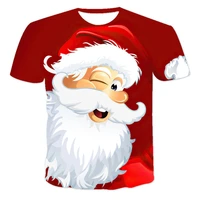 the latest summer men and women personality christmas pattern series popular 3d printing fashion casual sports t shirt xxs 6xl