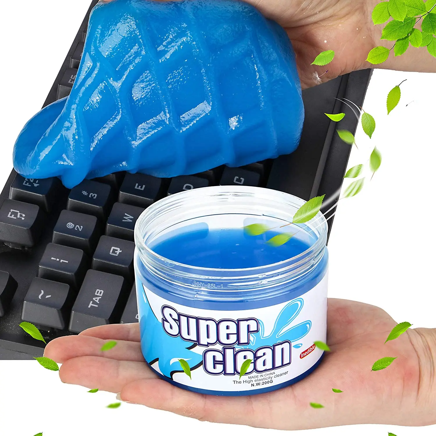 Universal Soft Cleaning Gel Car Air Vent Gap Dashboard Home Office Laptop Keyboard Detail Dust Dirt Removal Cleaner Glue Slime