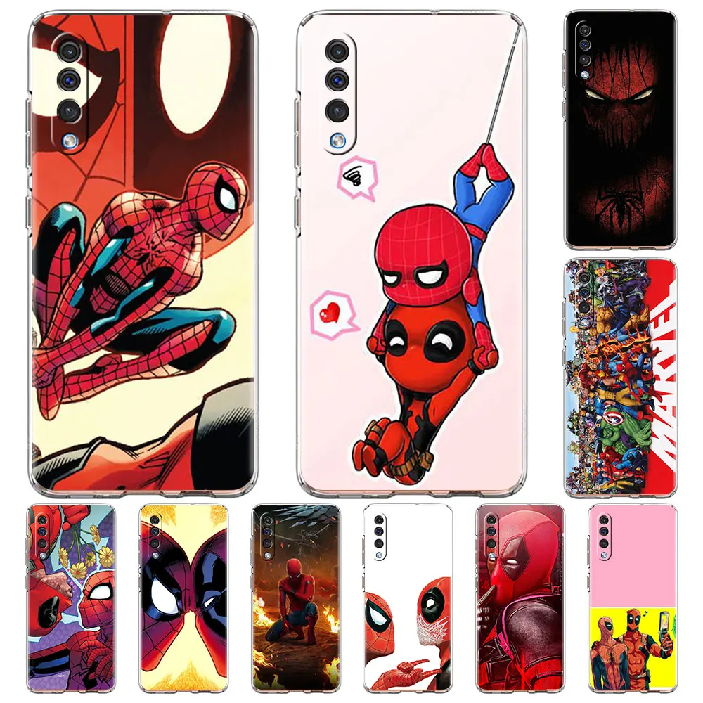 

Deadpool Vs Spiderman TPU Phone Case For Samsung Galaxy A50 A50s A51 A52 A70 A71 A72 5G A10 A20 A20s A20e A30s A40 Back Cover