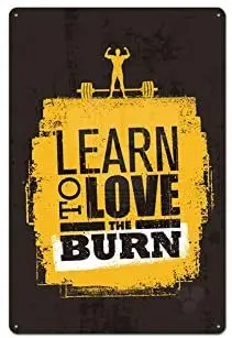 

Keep Fit Bodybuilding Burn Fat Countryside Vintage Retro Tin Signs