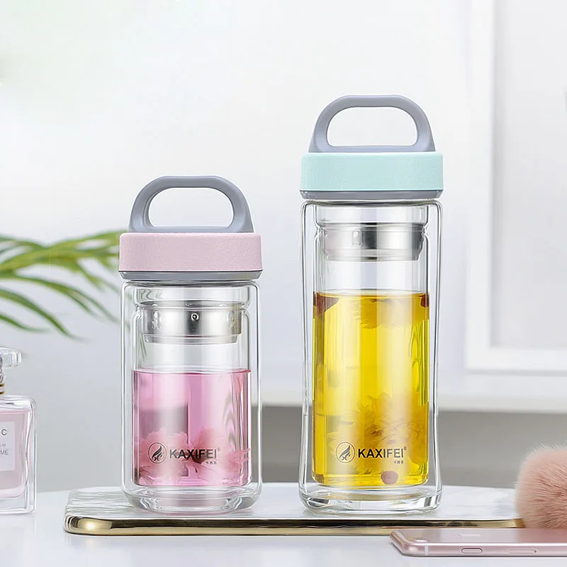 Curge BPA Free tea Infuser спортивная бутылка стеклянная для туристического похода