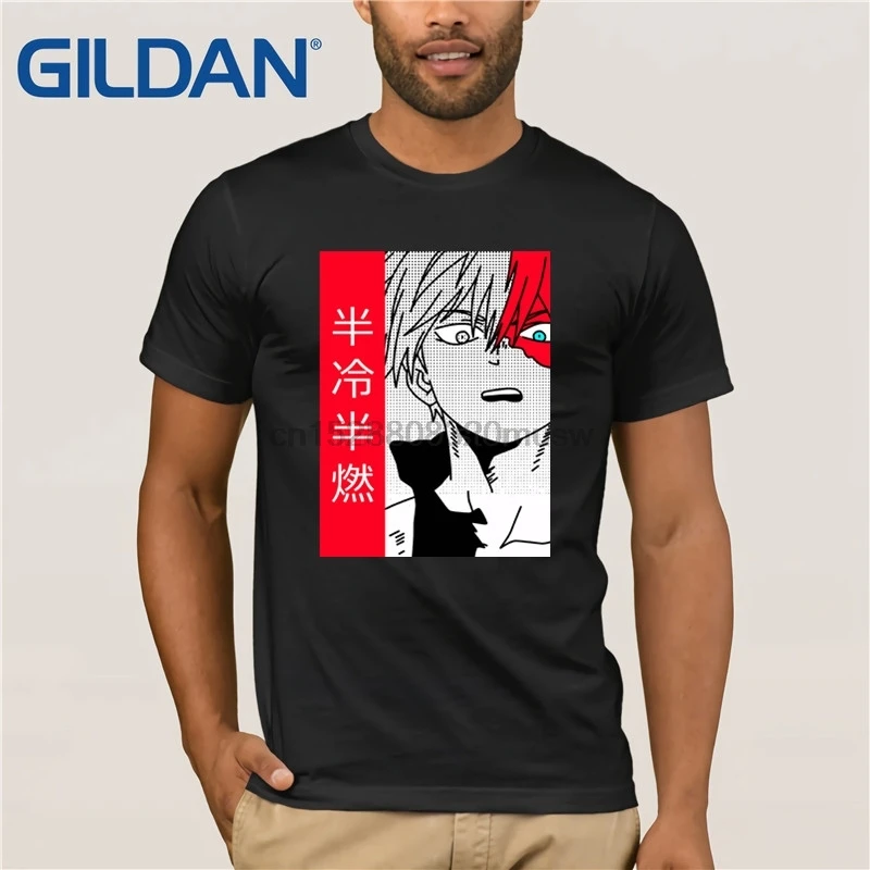 Boku no Hero Academy Inspired рубашка-Todoroki Shoto рубашка-My Hero Academy Аниме Манга BNHA аниме рубашка