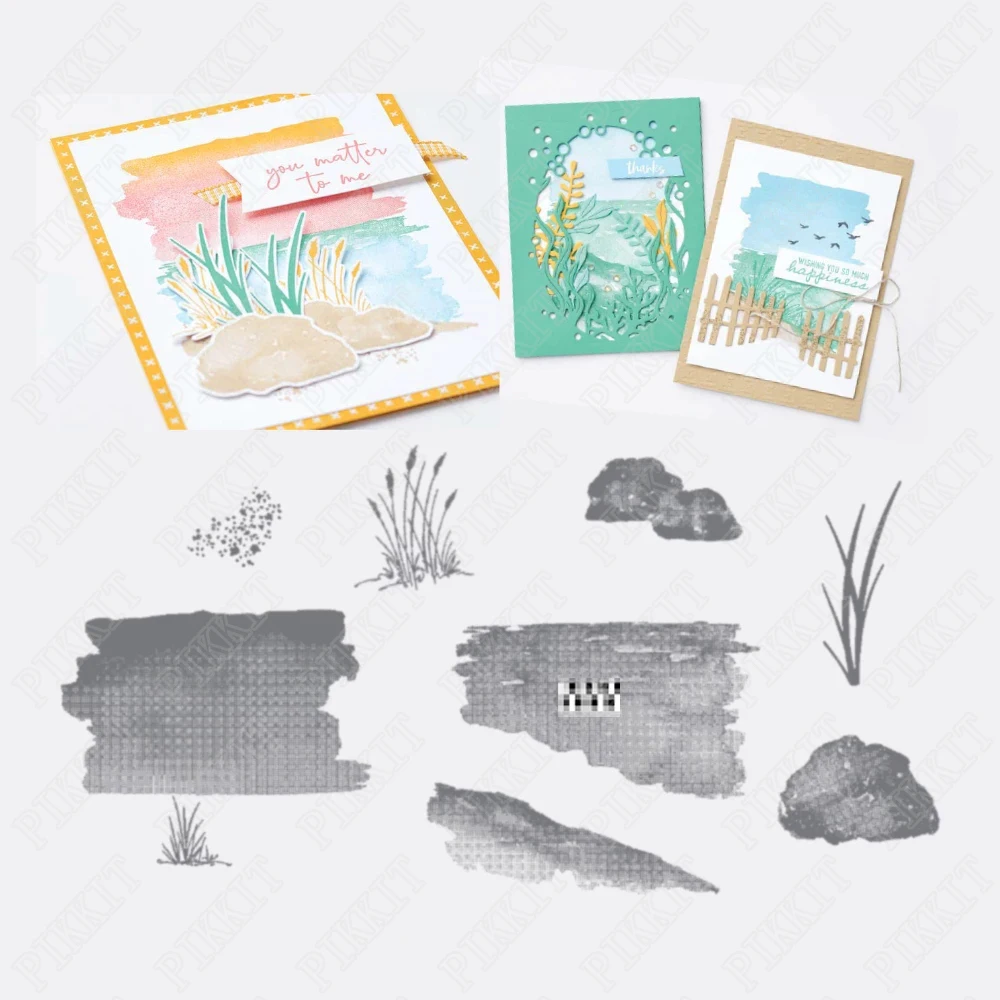 

2021 New Flower Fence Metal Cutting Dies Stamps Scrapbook Diary Decoration Embossing Cut Dies Template DIY Greeting Card