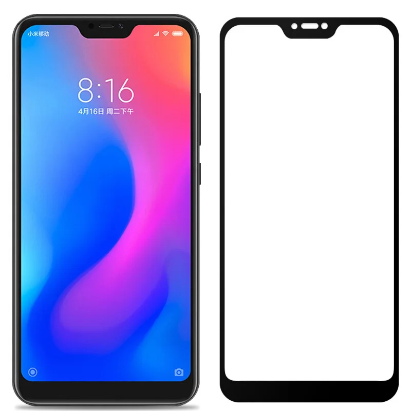 

Защитное стекло для Xiaomi Mi 8 Lite, 6,26 дюйма, полное покрытие, 9H