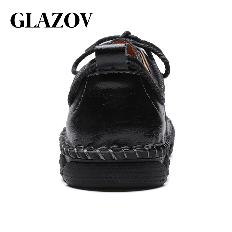 GLAZOV/Мужская обувь из натуральной кожи удобная мужская повседневная Chaussures