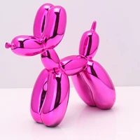 hot newly produced american pop art resin craft balloons dog figurine statue 3017cm balloon dog xmas valentines gift l2848