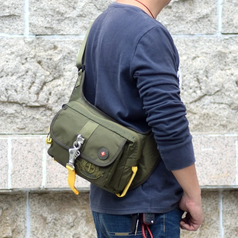 Корейская многокарманная сумка через плечо походная нагрудная модная уличная