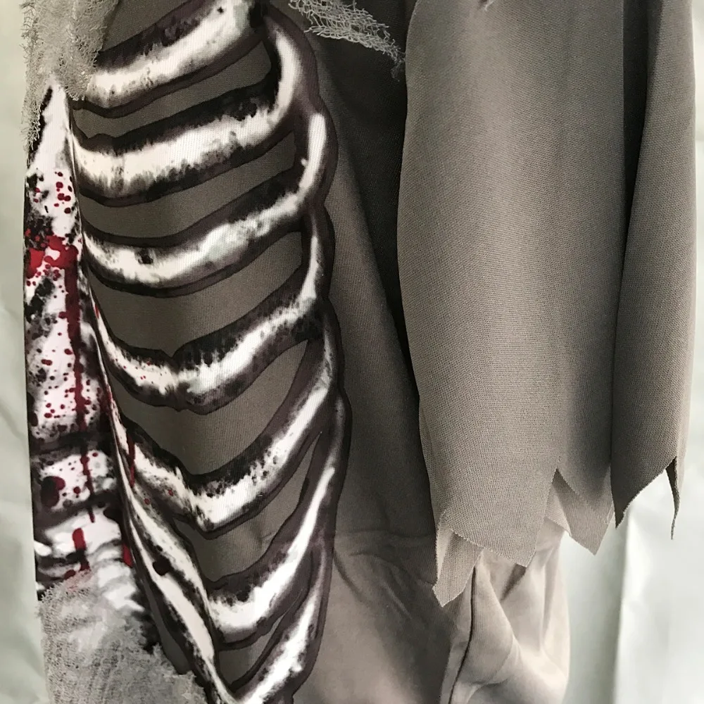 Костюм зомби для мальчиков Детский костюм призрака на Хэллоуин Детские вечерние