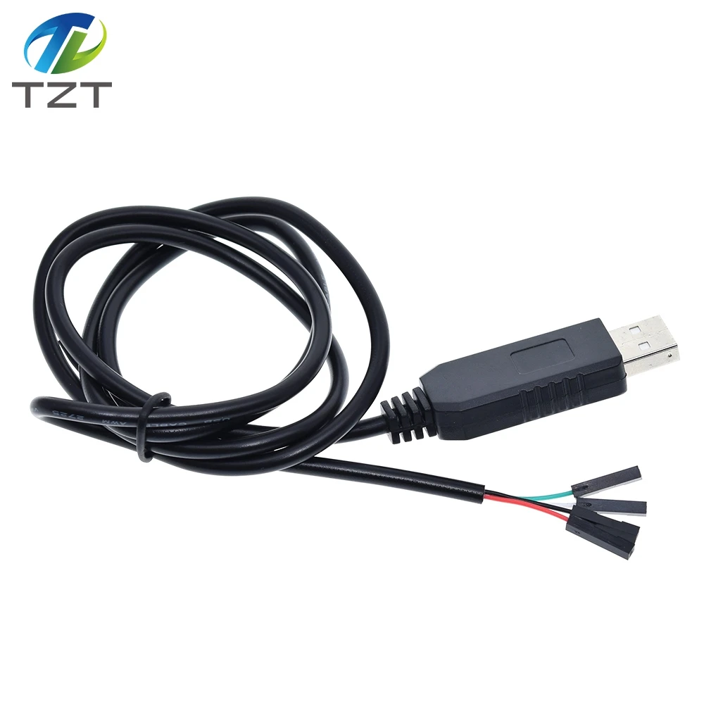 TZT умная электроника PL2303 PL2303HX USB для UART ttl кабельный модуль 4 p 4 pin RS232 конвертер последовательная линия Поддержка Linux Mac Win7