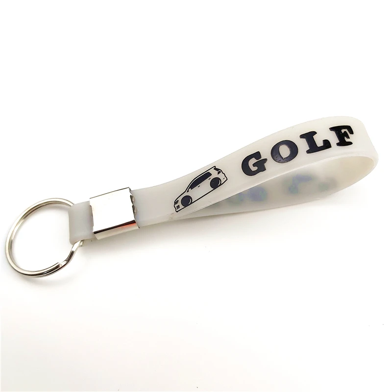 Флюоресцентный серый брелок для ключей в подарок Volkswagen VW GTI GOLF 5 6 7 t5 t7 MK6