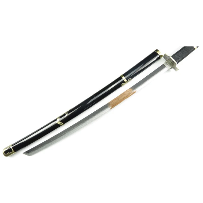 Wood/PU ONE PIECE 102cm Cosplay 1:1Samurai/Ninjas Sword Performance Props Toy Simulation Katana Weapon Roronoa Zoro Three Knife | Игрушки и