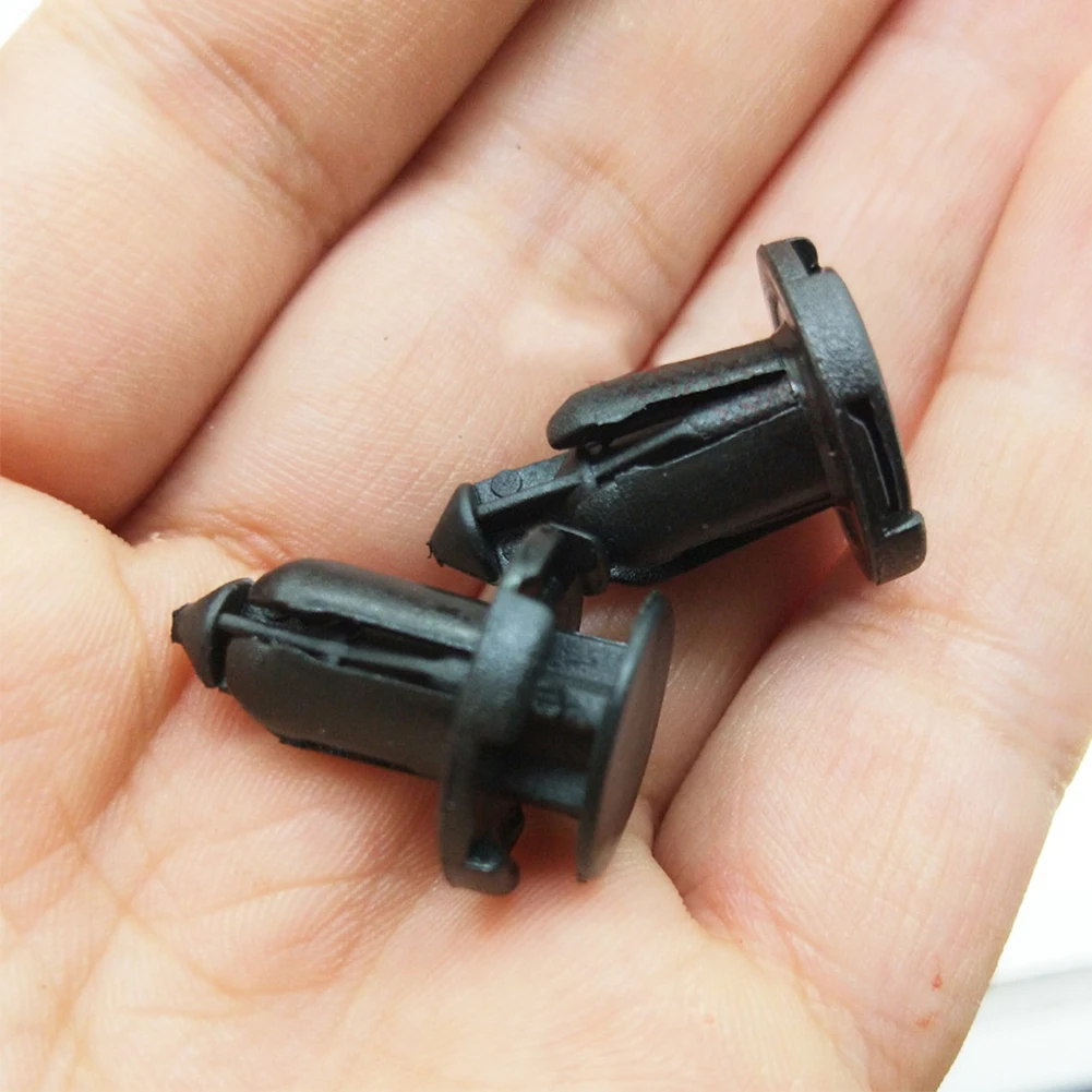 20шт Автомобиль Черный авто крепеж крышка двигателя Тип нажима пластиковые