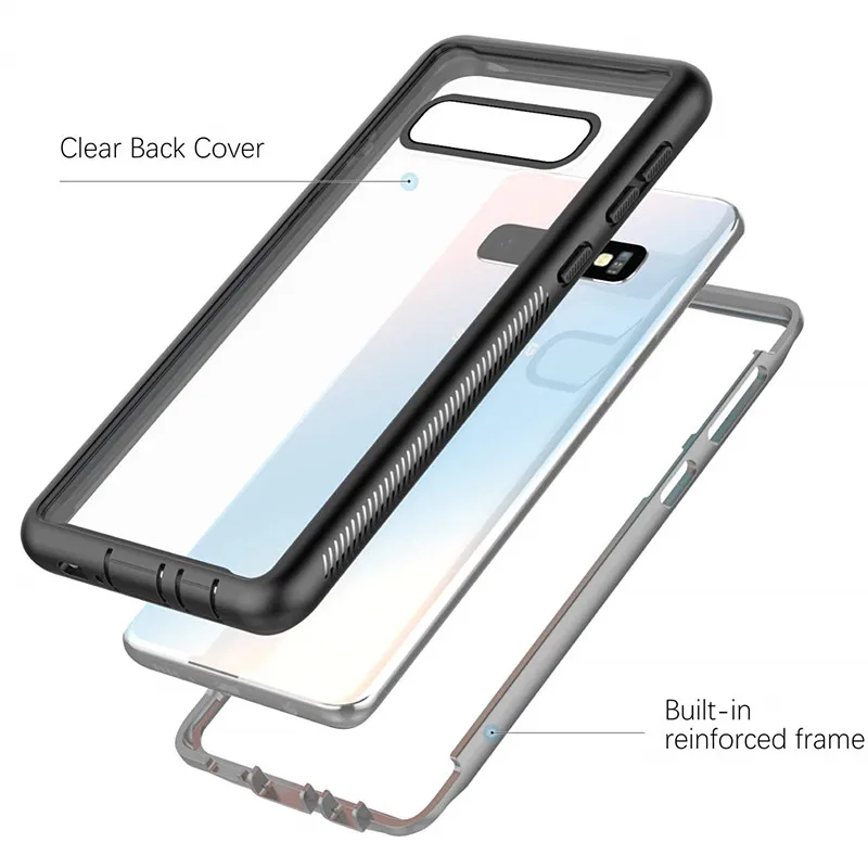 Защитный противоударный чехол S10 Plus для Samsung S10e S9 сверхпрочный Galaxy S8 Plus|Бамперы| |
