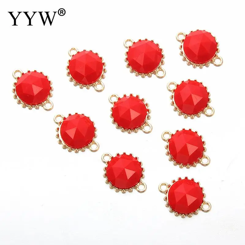 

Разъем из цинкового сплава DIY Ювелирные изделия Круглый Сплав Кристалл Ювелирные Разъемы Браслет Шарм для изготовления ювелирных изделий ...