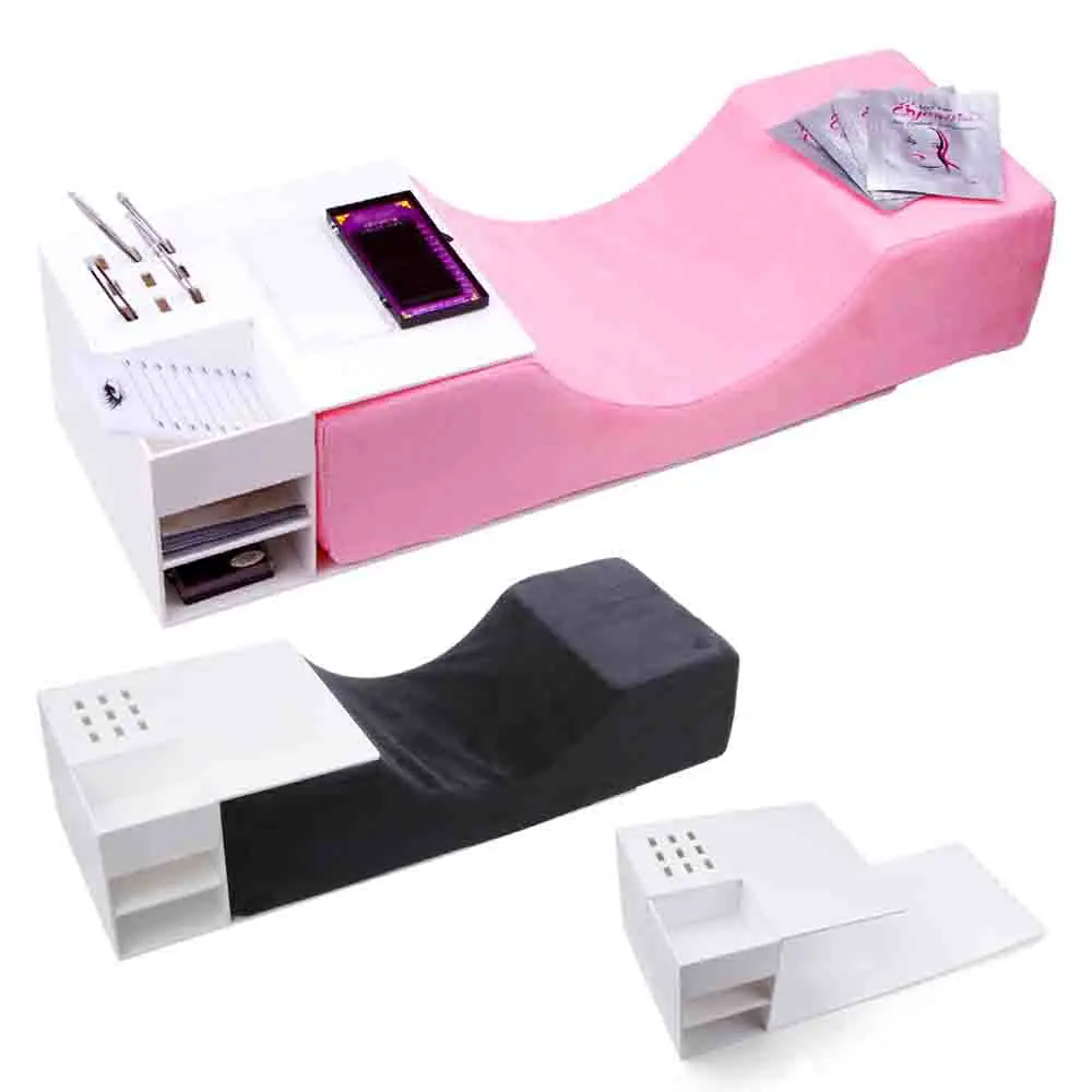 Профессиональная подушка для ресниц наращивания шеи с акриловой полкой пенка