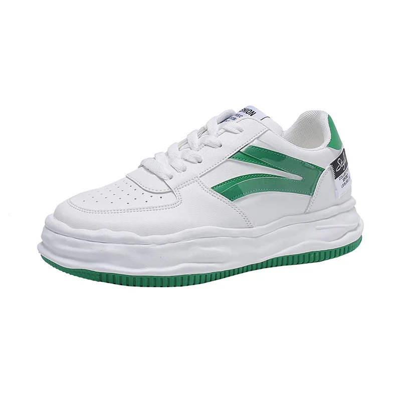 Web celebrity ins new white shoe tide female han edition board shoes X8802 fall 2021 flat white shoes