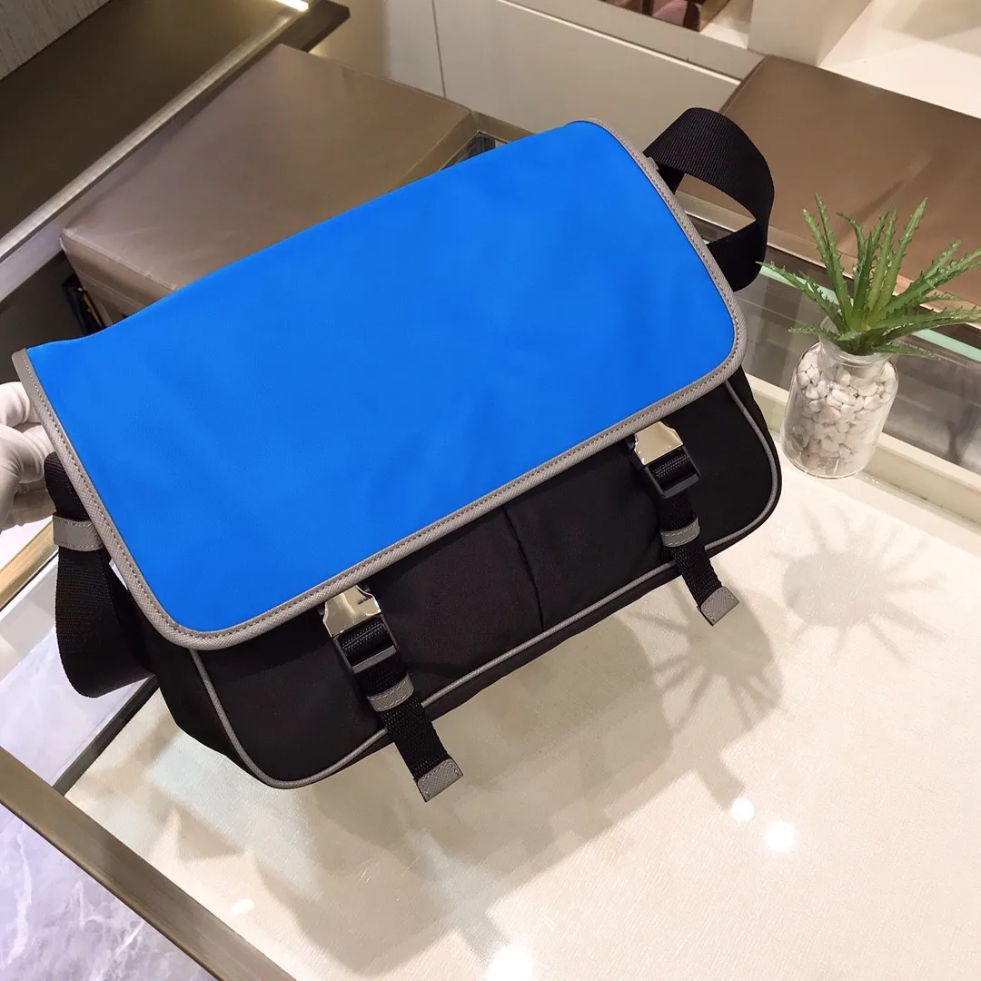 

Модная Серебристая стандартная мужская сумка 2021, нейлоновая сумка, маленькая водонепроницаемая сумка-мессенджер, Мужская черная деловая с...