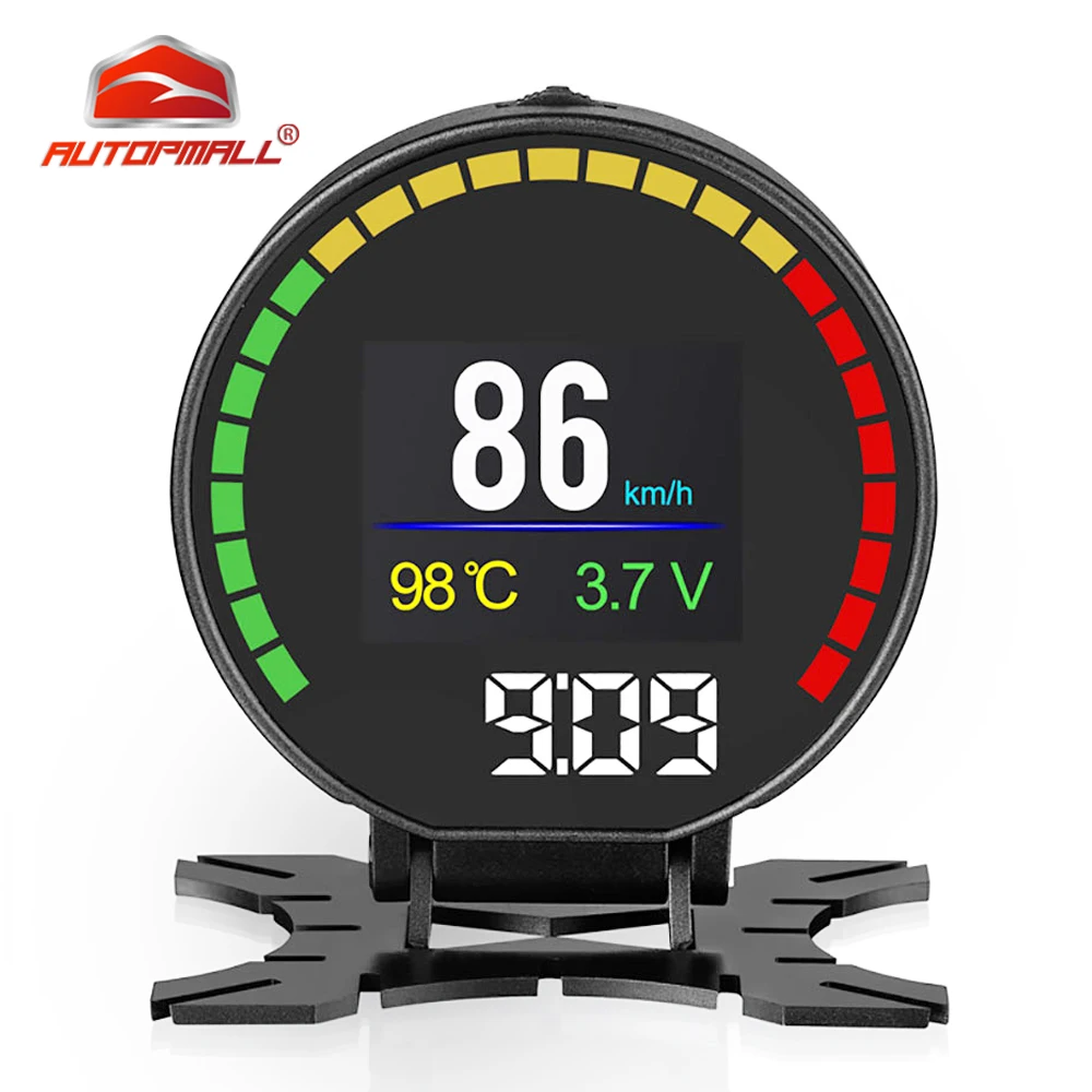 Автомобильный датчик давления цифровой спидометр с поддержкой разрешения OBD ЖК