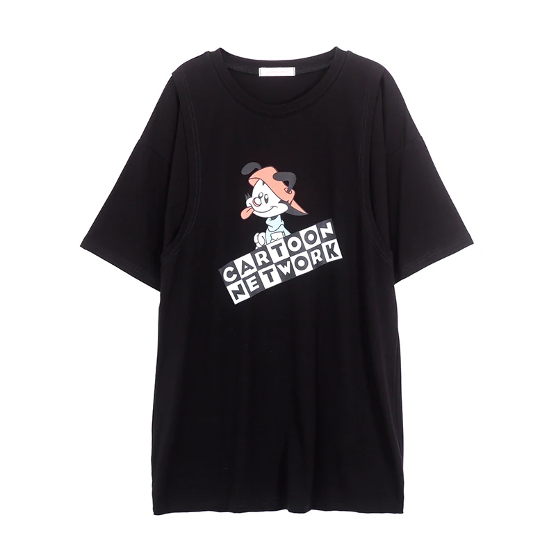 Длинная Стильная Футболка для беременных женщин модная одежда мам послеродового