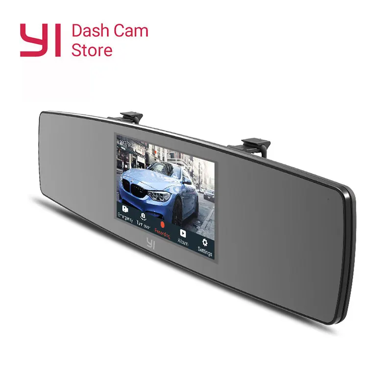 YI зеркальный видеорегистратор Двойной приборной панели камера рекордер