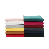 width 66 solid color comfort combed cotton ground knit fabric by the half yard for casual wear material