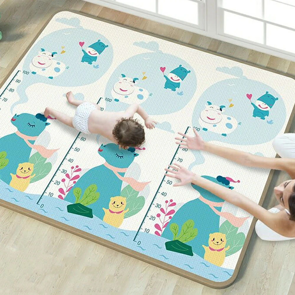 

1cm XPE Environmentally Friendly Thick Baby Crawling Play Mat Folding Mat Carpet Play Mat for Children's Safety Mat Rug Playmat