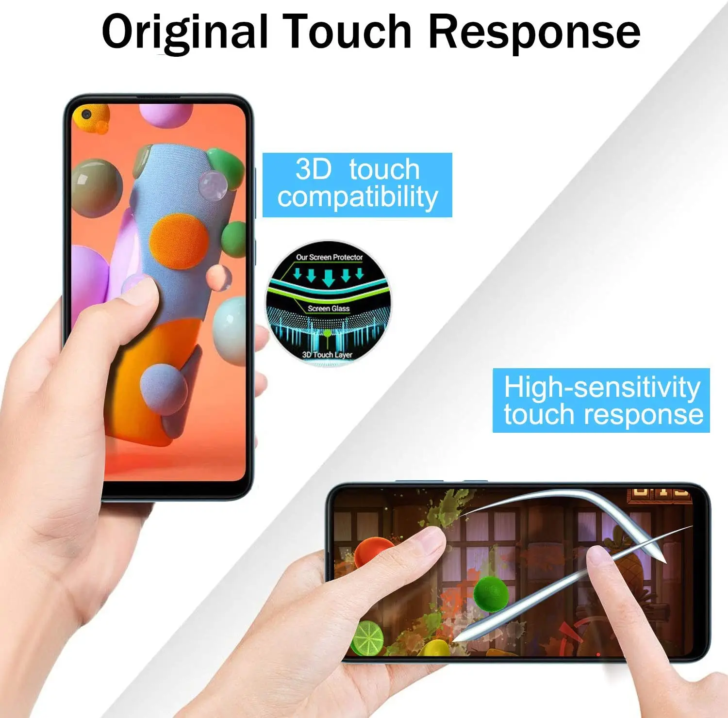2 in 1 Screen Protector for Samsung Galaxy M31S M30S A10 A20 A30 A50 M30 S A51 A71 A91 Camera Len Film Protective Tempered Glass images - 6