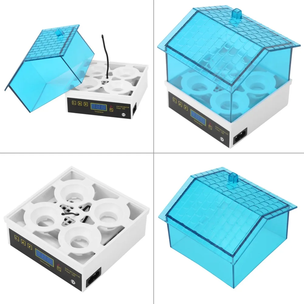 Автоматический инкубатор с 4 яйца цифровая Курочка контролем температуры