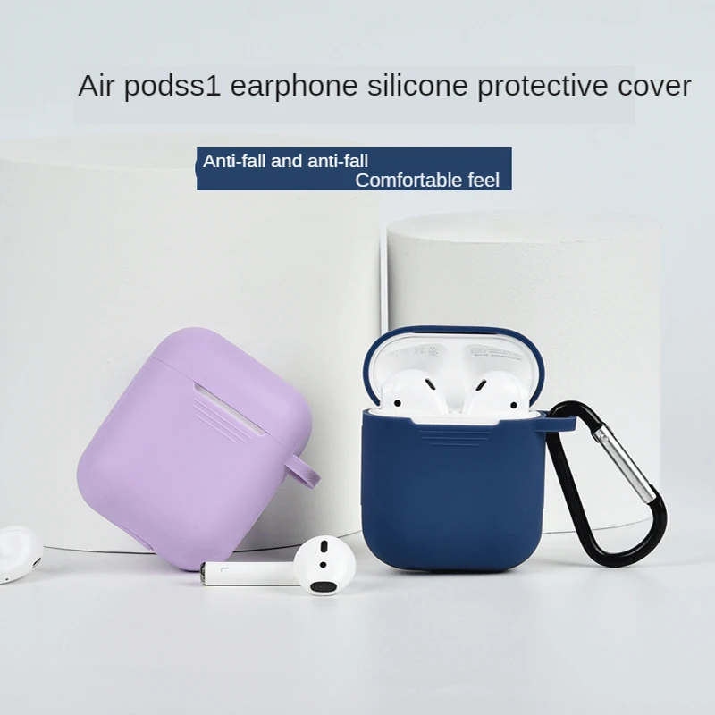 

Чехол для наушников Airpods Apple Bluetooth, силиконовый, противоударный