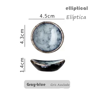 Gray blue Держатель палочек для еды в виде Керамика для дома, Кухня палочки Отдых стенд японский декоративный эко-ложки вилки посуда Йоро - Цвет: Gray blue