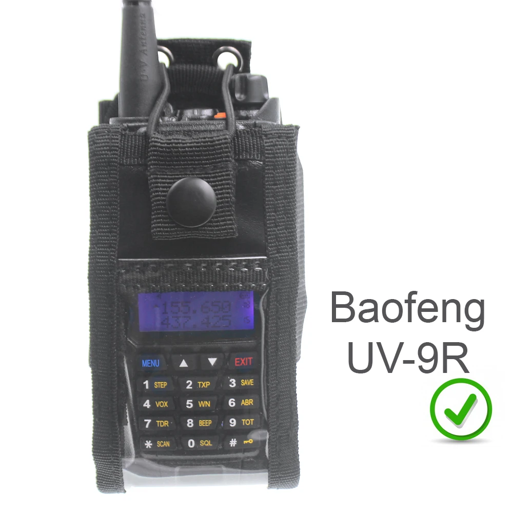 Кожаный мягкий чехол-сумка только для Baofeng UV-82 UV-9R стандартный ручной трансивер -