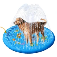 pet play water splash sprinkler pad children mat inflatable thickened wading summer outdoor garden toy tub swiming pool for dog