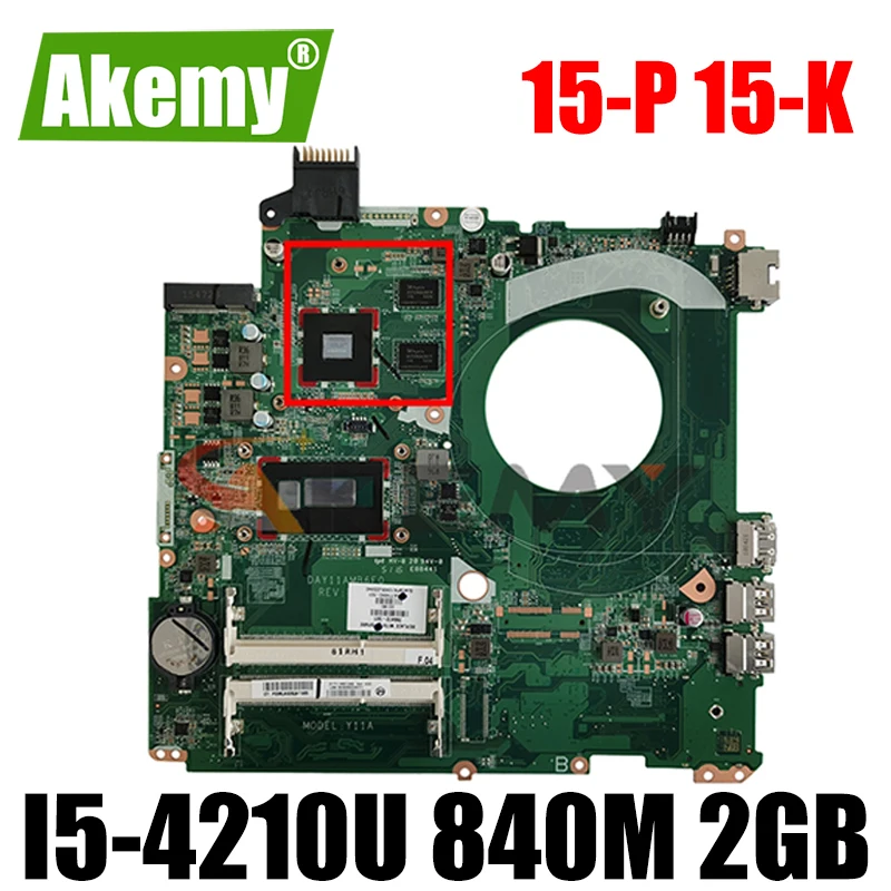 

Для HP 15-P 15-K серии Материнская плата ноутбука 763588-501 763588-001 аккумулятор большой емкости с I5-4210U Процессор 840 м 2 Гб GPU DAY11AMB6E0 100% тестирование Быст...