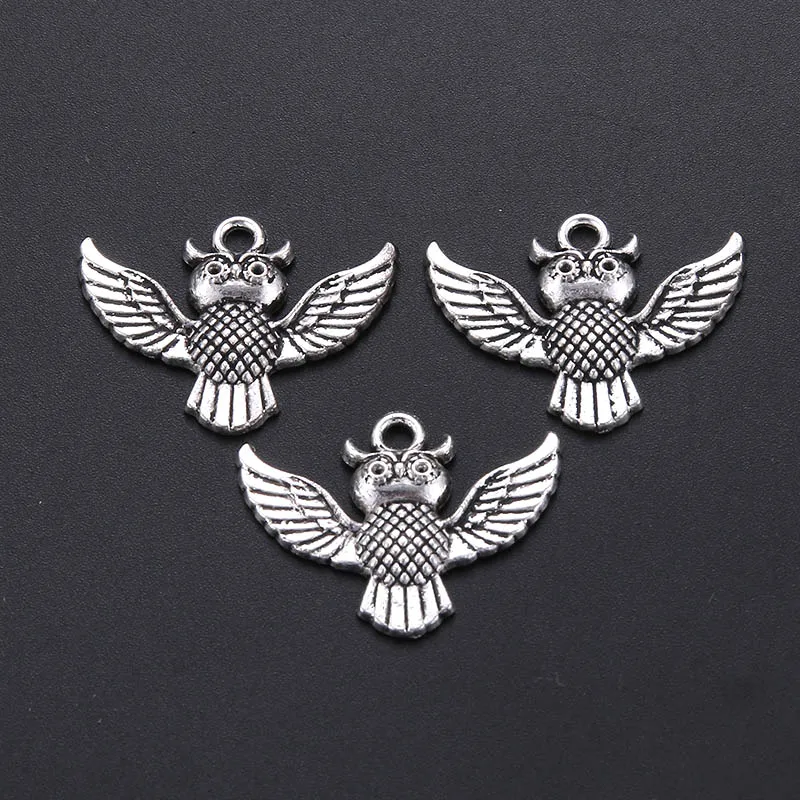 70 шт./лот счастливые умные крылья совы для самодельных ювелирных изделий