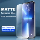 9H матовое закаленное стекло для iPhone 13 12 11 Pro Max 13 Mini Защита экрана для iPhone XS Max X XR 8 7 6S Plus SE 2020 стекло