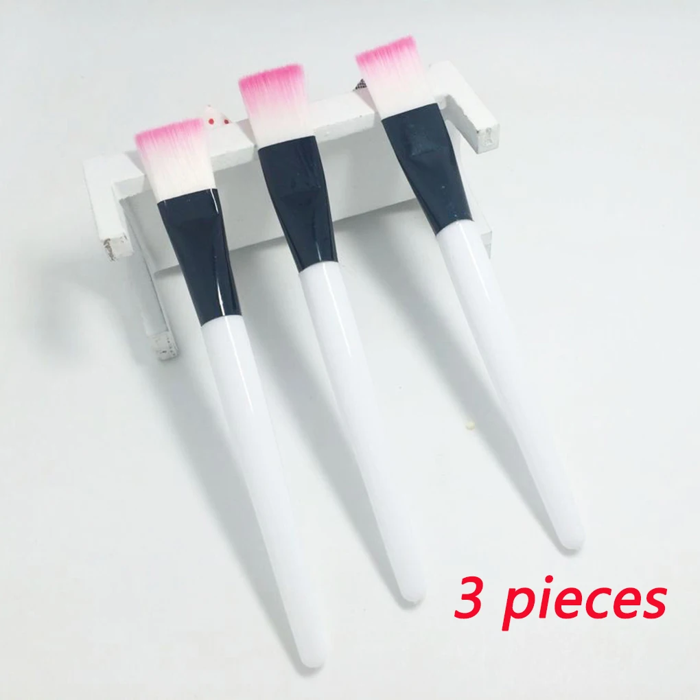 3 pieces Новинка 1 шт. кисть для маски для лица косметический макияж для глаз Красота мягкий консилер кисть для женщин уход за кожей лица для девочек косметические инструменты - Handle Color: 3 pieces