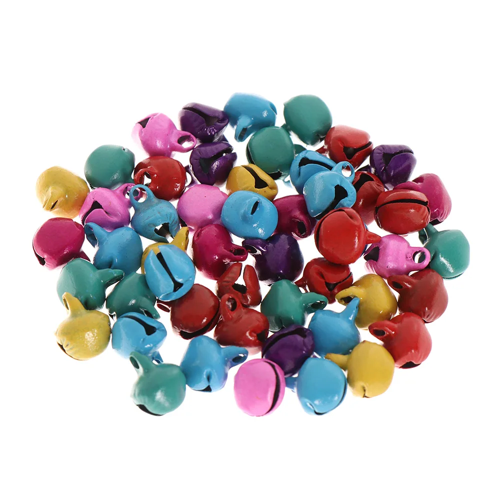 Праздничные украшения для рождественской елки колокольчики многоцветные