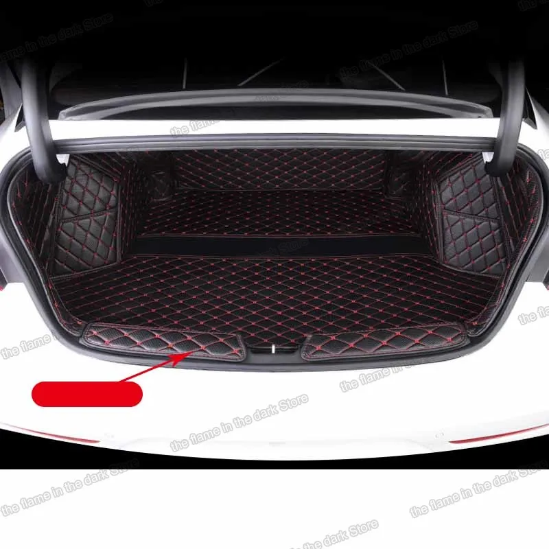 Кожаный коврик для багажника автомобиля подкладка груза kia optima K5 DL3 Задняя Крышка