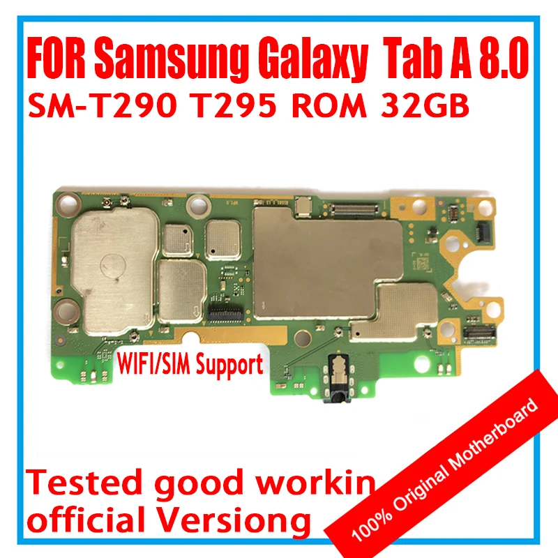 Материнская плата для Samsung Galaxy Tab A Φ T290 T295 16GB материнская логическая схемы гибкий