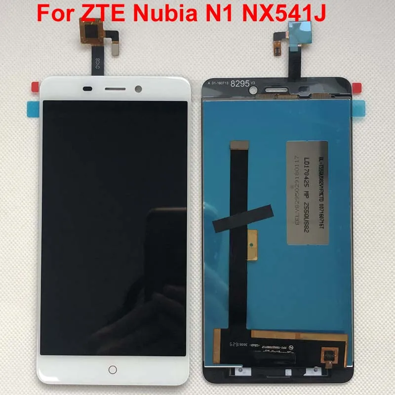AAA 100% оригинальный белый для ZTE Nubia N1 ЖК дисплей + фотодетали NX541J|Экраны мобильных