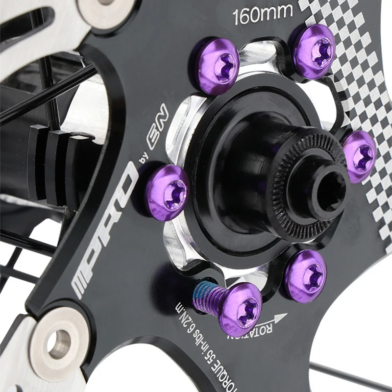 Разноцветные тормозные винты IIIPRO T25 для дисков сплавы подходят 160 мм 180