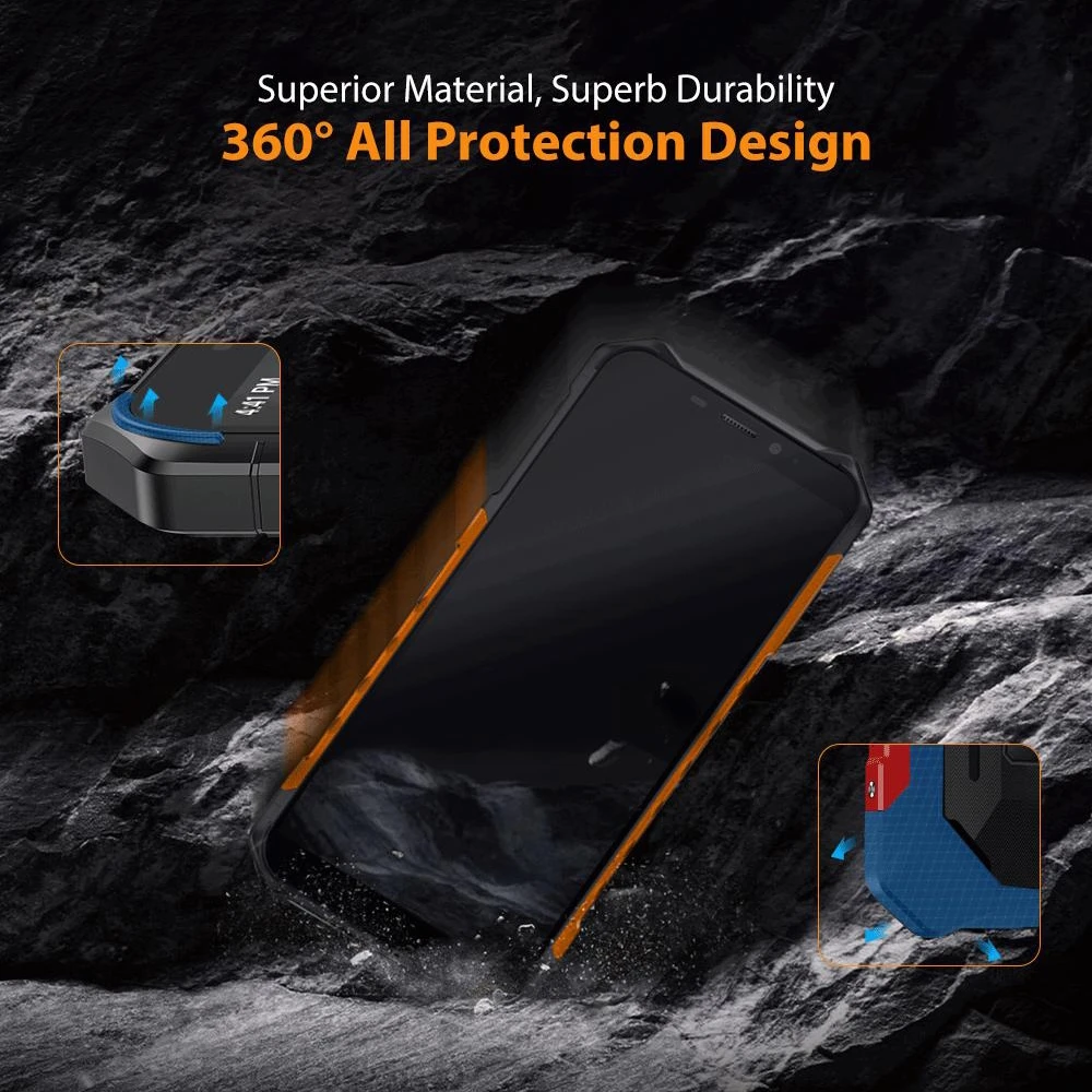 Смартфон Ulefone Armor X5 защищенный экран мобильный телефон дюйма 5 на базе Android 9 0
