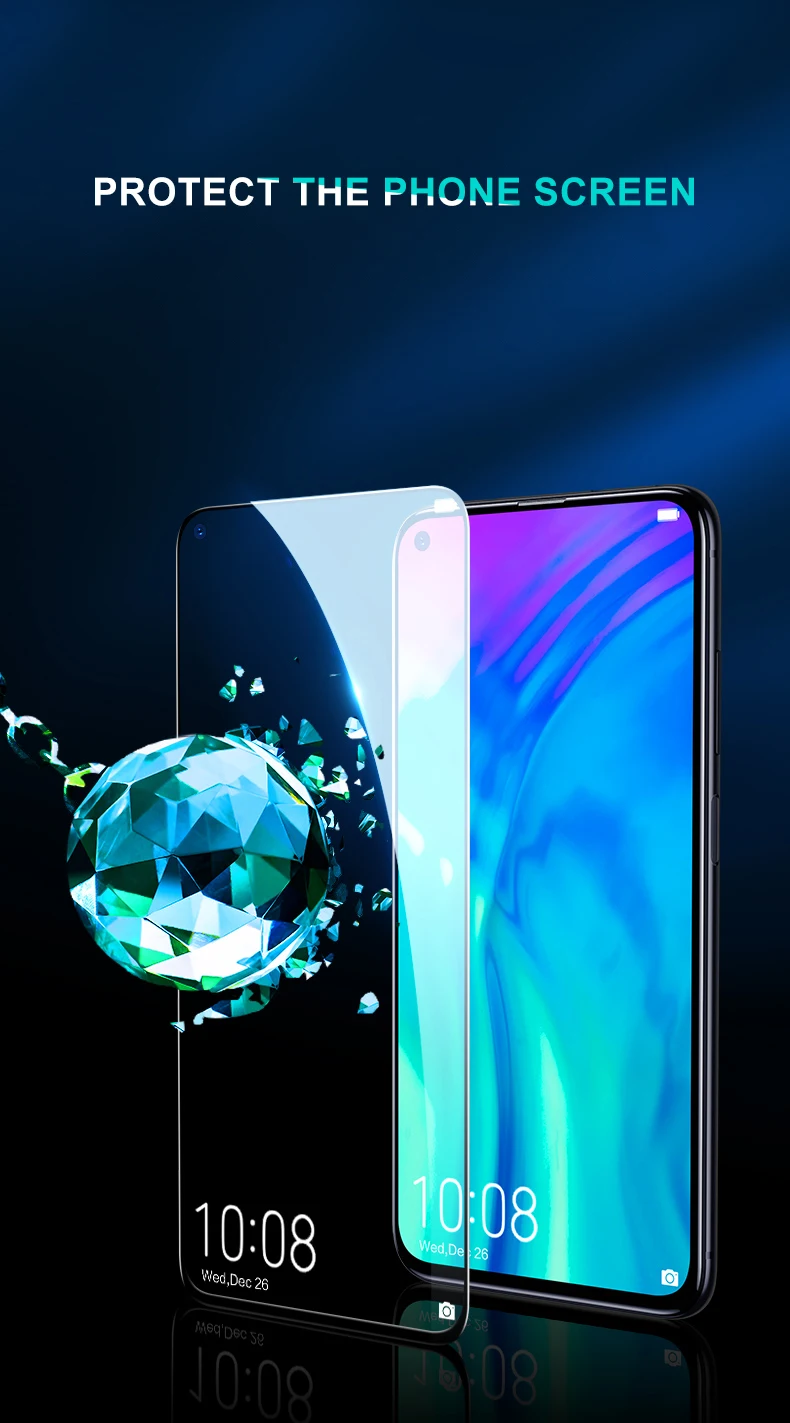 9D полное покрытие из закаленного стекла для huawei Nova 3 4 5 5T 5i 4E 3E 3i Защита экрана для huawei P20 Pro P30 Lite защитное стекло